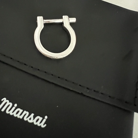 Modern Screw Cuff Ring, Sterling Silver size 5 - Picture 2 of 3